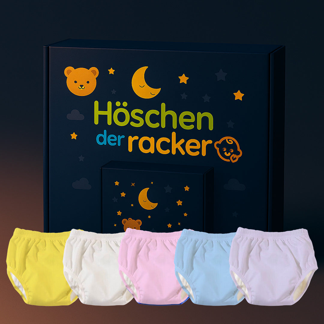 Nachtunterhosen – 5er-Pack – Rosa Nacht 🌸